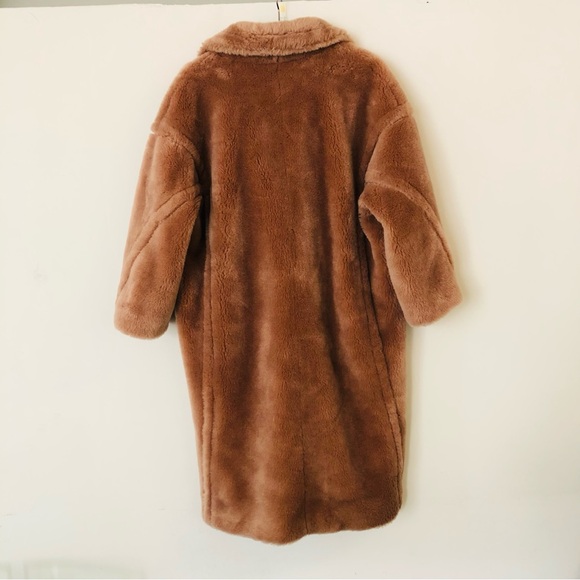 btq Bazhane wool/alpaca blend Teddy double breast coat size US M Ukraine size 46 - Picture 3 of 12